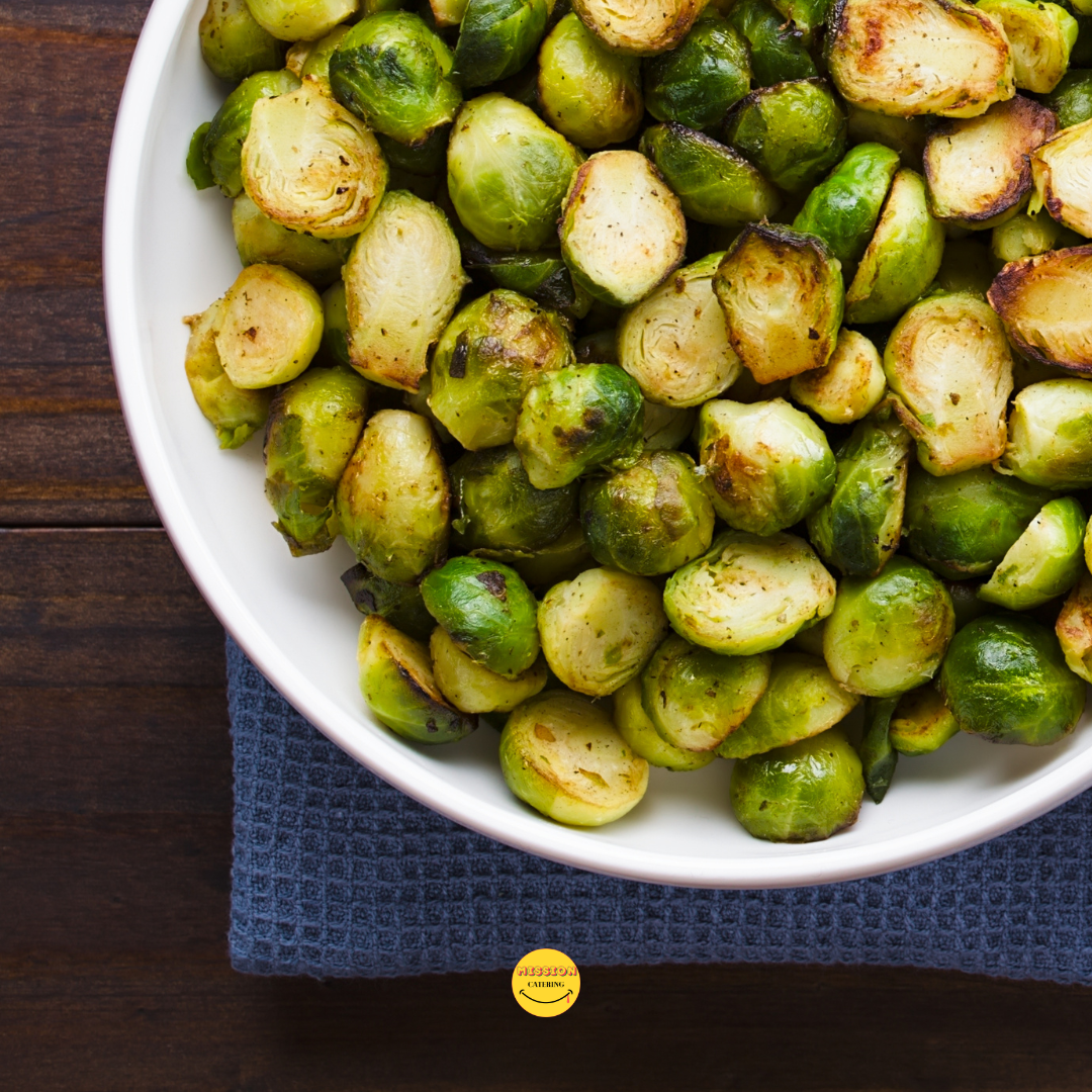 燒椰菜仔 配 煙肉 及 黑醋楓糖漿 | Roasted Brussel Sprouts with Bacon and Maple Balsamic Glaze (1000g)