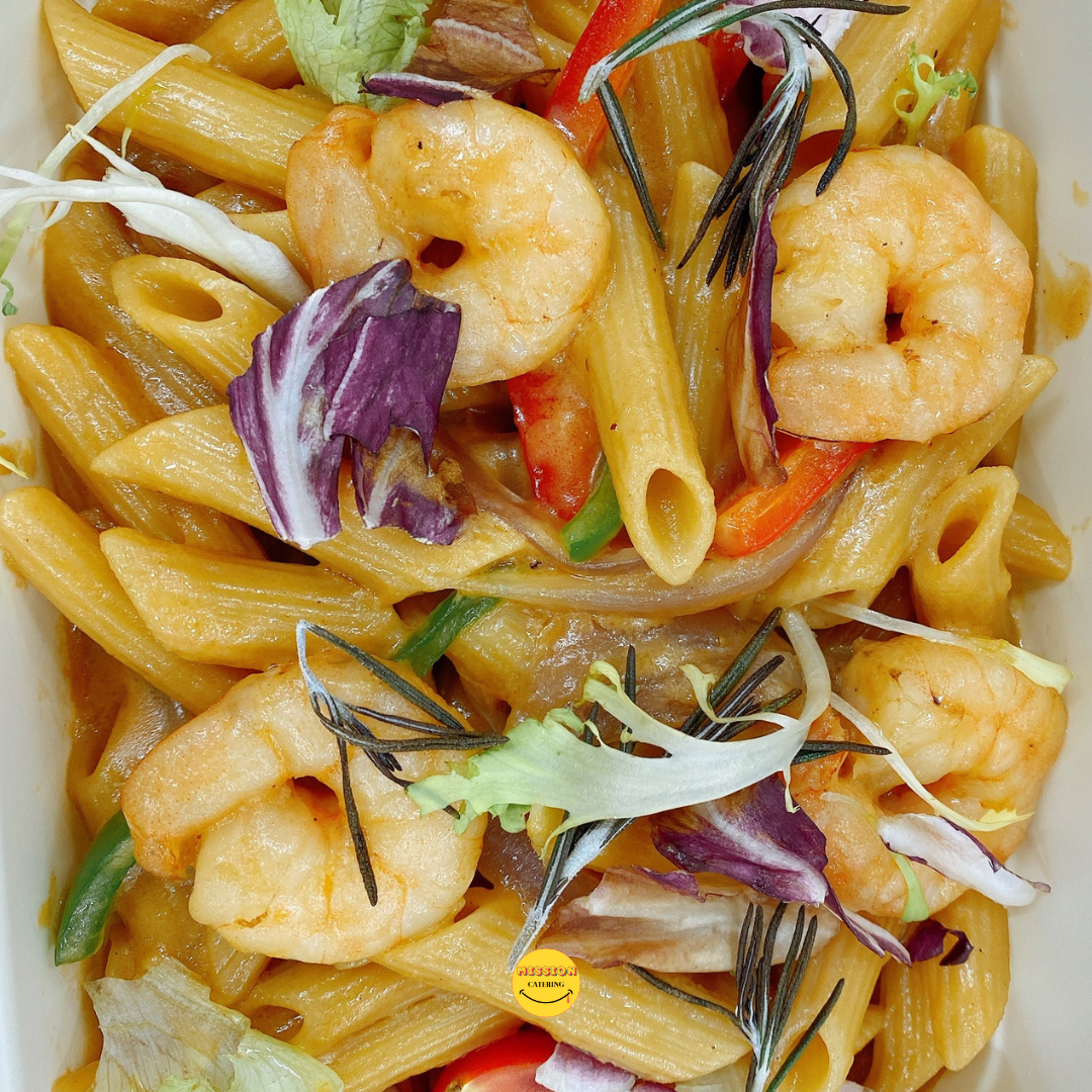 四川辣蝦長通心粉配龍蝦湯 | Sichuan Spicy Prawn Penne with Lobster Broth (1200g)