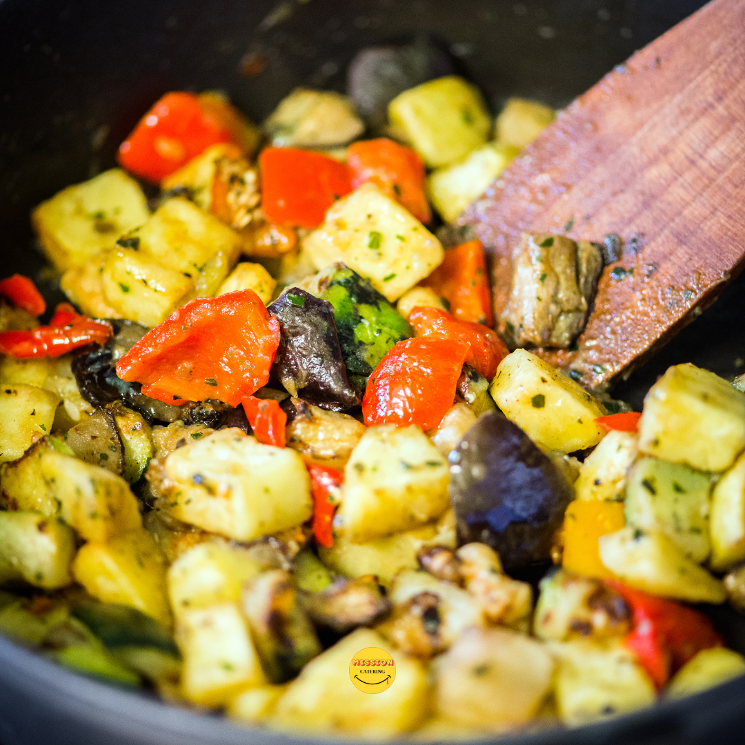 香草烤意大利青瓜甜椒 | Roasted Zucchini and Bell Pepper with Herbs (1000g)