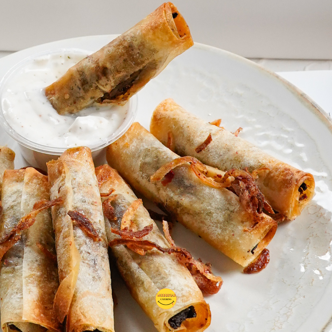 炸什菌春卷佐松露醬 | Wild Mushroom Spring Roll with Truffle Mayonnaise (10 pc)