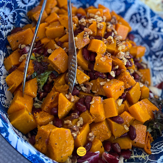 南瓜紅腰豆合桃沙律 | Roasted Pumpkin And Red Kidney Bean Salad with Walnut (1000g)